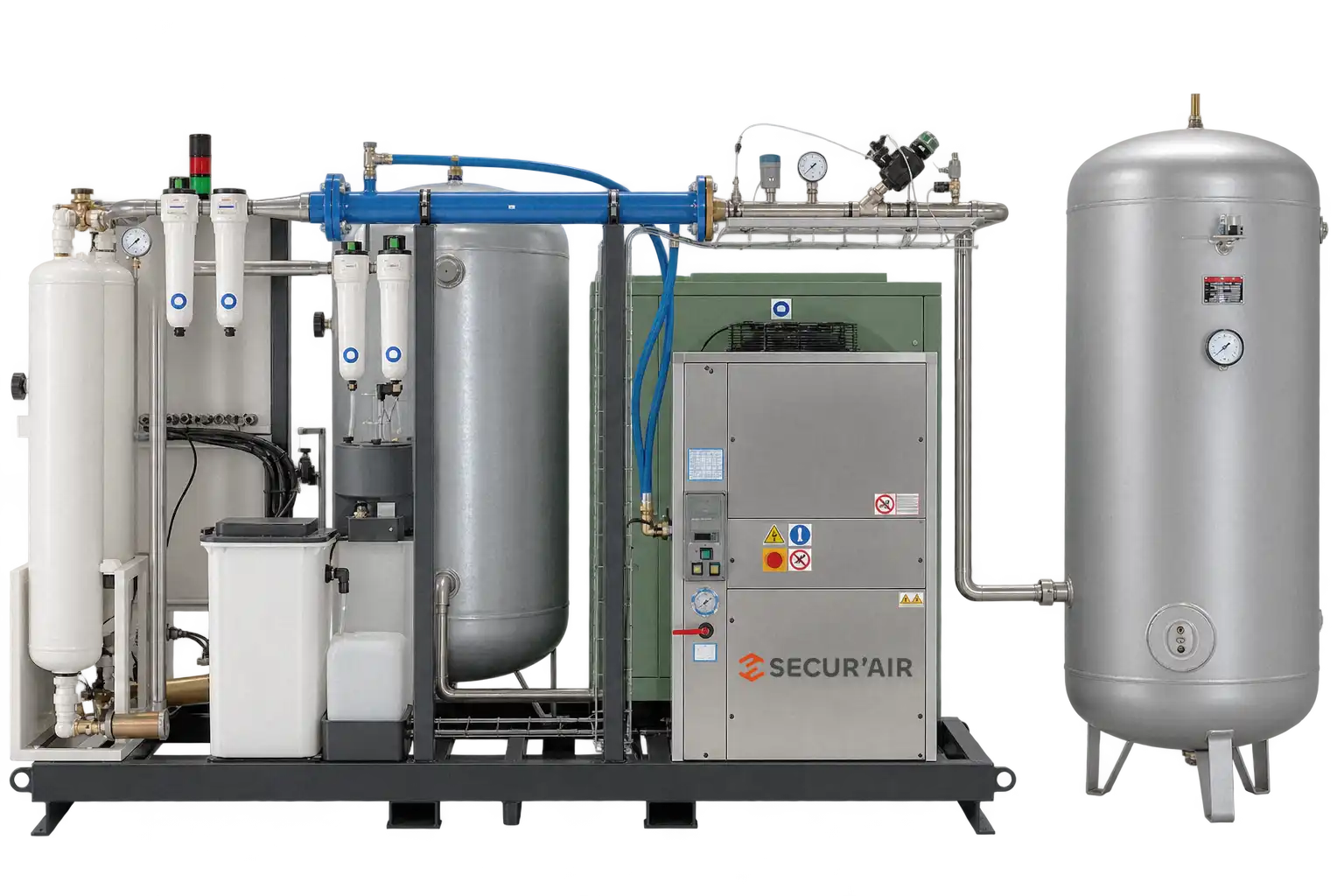 Installation SECUR'AIR de production et de traitement d’air respirable